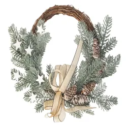 Świąteczny wianek dekoracyjny ozdoba na drzwi ścianę boże narodzenie-5907451368152