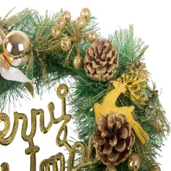 Świąteczny wianek dekoracyjny ozdoba na drzwi ścianę boże narodzenie-5907451368091