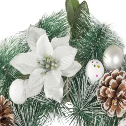 Świąteczny wianek dekoracyjny ozdoba na drzwi ścianę boże narodzenie-5907451366622