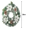 Świąteczny wianek dekoracyjny ozdoba na drzwi ścianę boże narodzenie-5907451366622