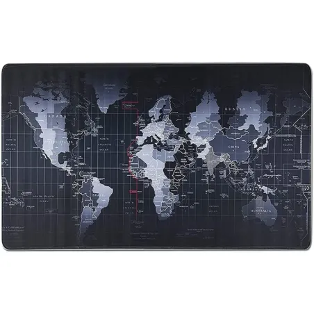 Duża podkładka 90x40 xxl pod mysz gamingowa z nadrukiem mapa świata-5907451330142