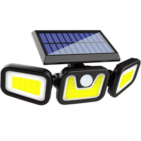 Lampa ścienna solarna COB-100LED z czujnikiem ruchu i zmierzchu-8010126561905