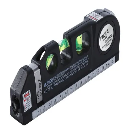 Poziomica laserowa precyzyjna z miarką 2.5m miara laser 3 tryby led-5907451371923
