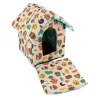 Domek buda dla psa i kota rozmiar XL z poduszką 41x37.5x43cm wzór sowa-5907451313619