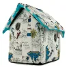 Domek buda dla psa i kota rozmiar XL z wkładką 41x37.5x43cm statki-5907451313626
