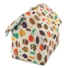 Domek buda dla psa i kota rozmiar L z wkładką 38x35x33cm w sowy-5907451313558