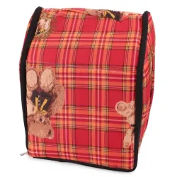 Buda domek dla psa i kota rozmiar XL z wkładką 36x37x32cm czerwona-5907451313480