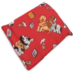 Buda domek dla psa lub kota rozmiar XL z wkładką 36x37x32cm czerwona-5907451313497