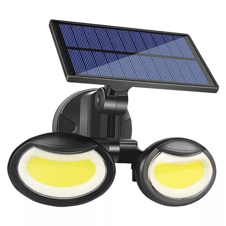 Lampa ścienna solarna COB-108LED z czujnikiem ruchu i zmierzchu-6958458640566