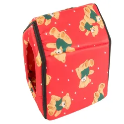 Buda domek dla psa lub kota rozmiar L z wkładką 30x32x36cm czerwona-5907451320600