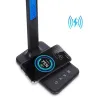 Lampka biurkowa led szkolna usb zegar ładowarka indukcyjna QI usb-5907451331040