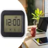 Zegar elektroniczny cyfrowy budzik lcd alarm wyświetlacz alarm stojący-5907451361535
