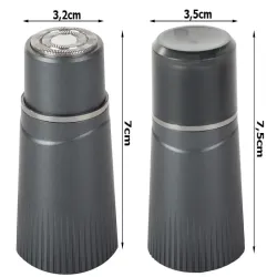 Mini golarka trymer maszynka do brody dla mężczyzn bezprzewodowa USB-5907451349939