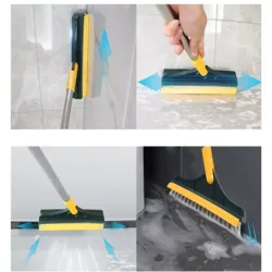 Szczotka 100cm ściągaczka z rączką do mycia szczelin i ściągania wody-5907451346082