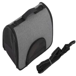 Torba transportowa 41x26x24cm transporter dla psa kota duży z siatką-5907451347164