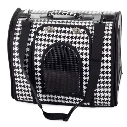 Torba transportowa transporter nosidło dla psa kota 49x29x32cm szara-5907451313947