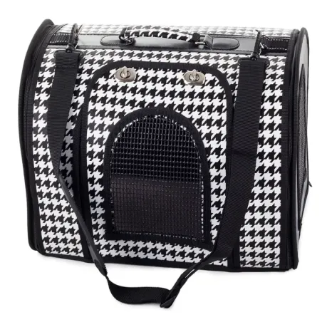 Torba transportowa transporter dla psa kota 44x25,5x26cm w kratkę-5907451313923