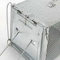 Pułapka żywołapka na szczury gryzonie humanitarna metalowa klatka XXL-5907451376379