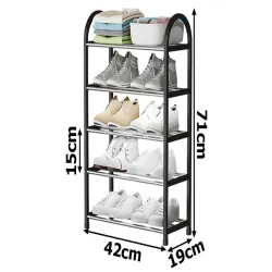 Półka na buty obuwie organizer szafka piętrowa stojak regał 5 poziomów-5907451358870
