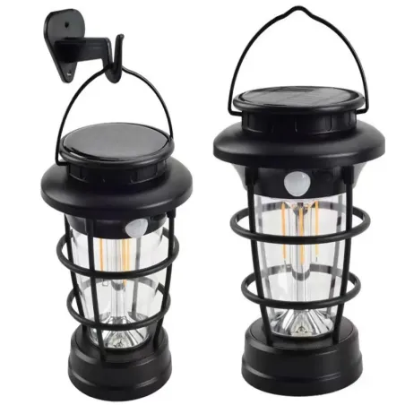Lampa solarna kempingowa latarnia ogrodowa usb czujnik ruchu zmierzchu-5907451374504