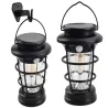Lampa solarna kempingowa latarnia ogrodowa usb czujnik ruchu zmierzchu-5907451374504