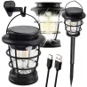 Lampa solarna wbijana latarnia ogrodowa led usb czujnikiem ruchu-5907451374498