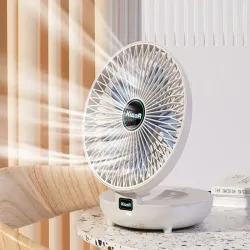 Wentylator biurkowy wiatrak składany bezprzewodowy klips stojący-5907451372432
