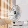 Wentylator biurkowy wiatrak składany bezprzewodowy klips stojący-5907451372432