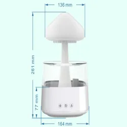Nawilżacz powietrza dyfuzor zapachowy lampka led rgb pilot usb-5907451375297