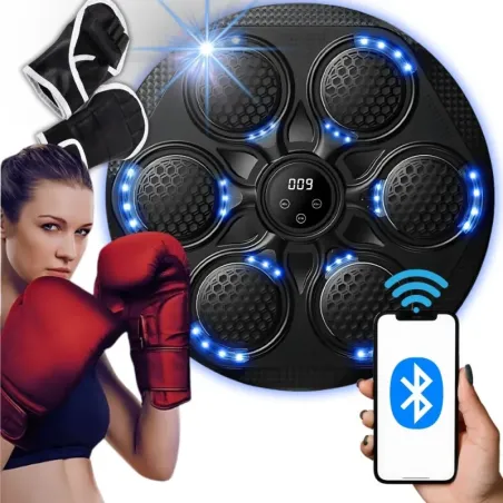 Tarcza bokserska trener boxu mma muzyka usb bluetooth + rękawice-5907451369524