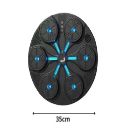 Tarcza bokserska trener boxu mma muzyka usb 8 poziomów+ rękawice-5907451369517
