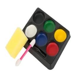 Zestaw do makijażu twarzy diabeł devil na halloween makeup rogi-5907451362976