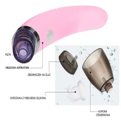 Aspirator do nosa elektryczny odciągacz kataru dla dzieci z regulacją-5907451356203