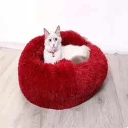Pluszowe legowisko 50cm kojec dla psa kota miękkie poduszka posłanie-5907451359549