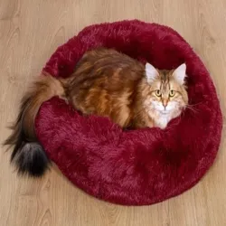 Pluszowe legowisko 50cm kojec dla psa kota miękkie poduszka posłanie-5907451359549