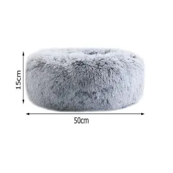 Pluszowe legowisko 50cm kojec dla psa kota miękkie poduszka kanapa-5907451359563