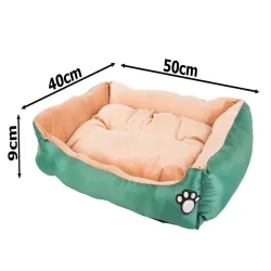 Legowisko S dla psa zwierząt z poduszką łóżko kojec posłanie kanapa-5907451359860