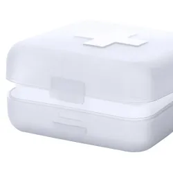 Pojemnik pudełko 4 przegródki na leki suplementy tabletki podróżny-5907451365823