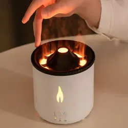 Nawilżacz powietrza dyfuzor z led rgb wulkan mgiełka zapachowa ogień wybuch-5907451373965