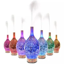 Nawilżacz powietrza aromaterapia dyfuzor zapachowy lampka nocna rgb-5907451375273