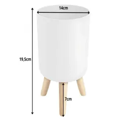 Donica 140mm doniczka kwietnik stojący na nóżkach do domu ogrodowa-5907451375495
