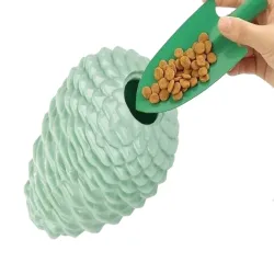 Gryzak dla psa z szyszką na smaczki czyszczenie zębów zabawka-5907451370520