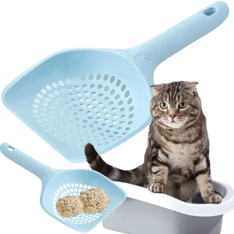 Łopatka do kuwety kota duża szpatułka do żwirku plastikowa wytrzymała-5907451370322 Łopatka do kuwety kota duża szpatułka do żwirku plastikowa wytrzymała-5907451370322