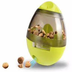 Zabawka interaktywna dla psa piłka na smakołyki do nauki spowalniająca-5907451365717