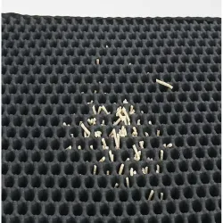 Mata wycieraczka pod kuwetę dla kota na żwirek 45x60cm duża oczka 0.55-5907451352267