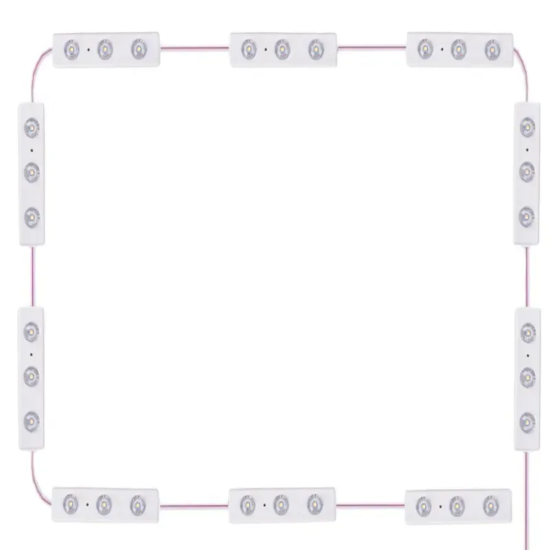 Lampki do lustra toaletki led zestaw 10 sztuk usb 3 barwy światła-5907451373774