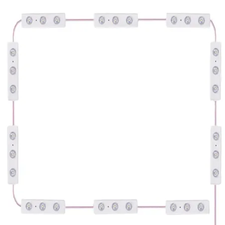 Lampki do lustra toaletki led zestaw 10 sztuk usb 3 barwy światła-5907451373774