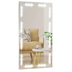 Lampki do lustra toaletki led zestaw 10 sztuk usb 3 barwy światła-5907451373774