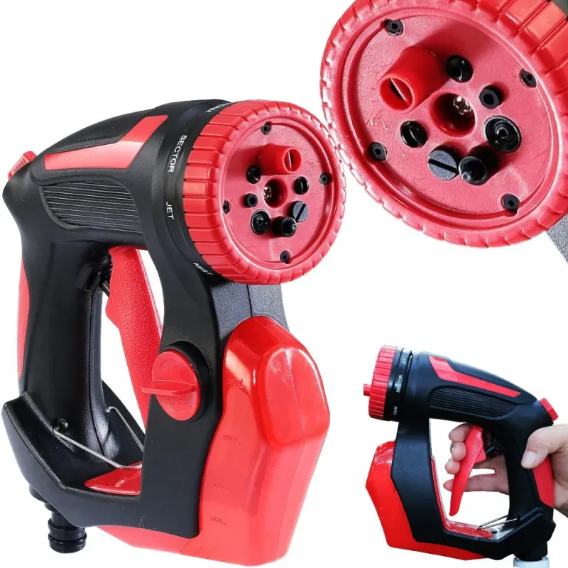 Myjka do mycia samochodu auta pistolet pianownica pod wąż 8 trybów-5907451350133