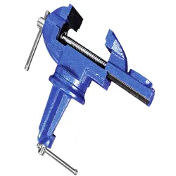 Imadło ślusarskie obrotowe żeliwne małe 50mm precyzyjne z kowadłem-5907451325186